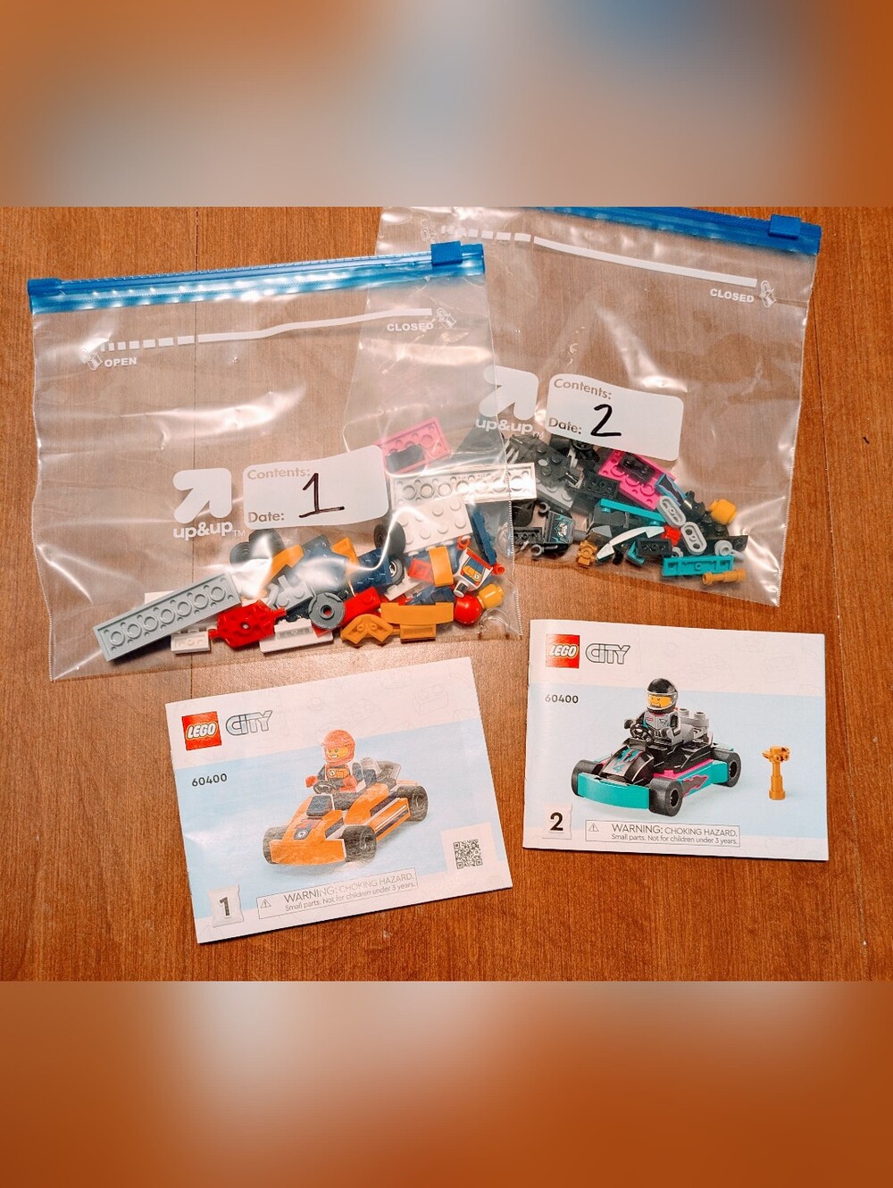 LEGO City Go-Karts and Race Drivers #60400, COMPLETE SET